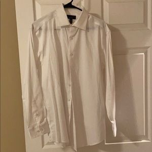 Alfani Mens White Dress Shirt